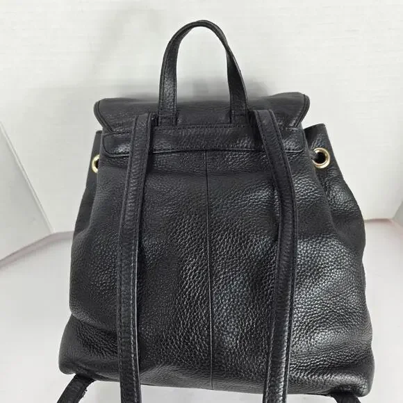 Kate Spade Black Mulberry Pebbled Leather Backpack   #854 - Picture 5 of 13